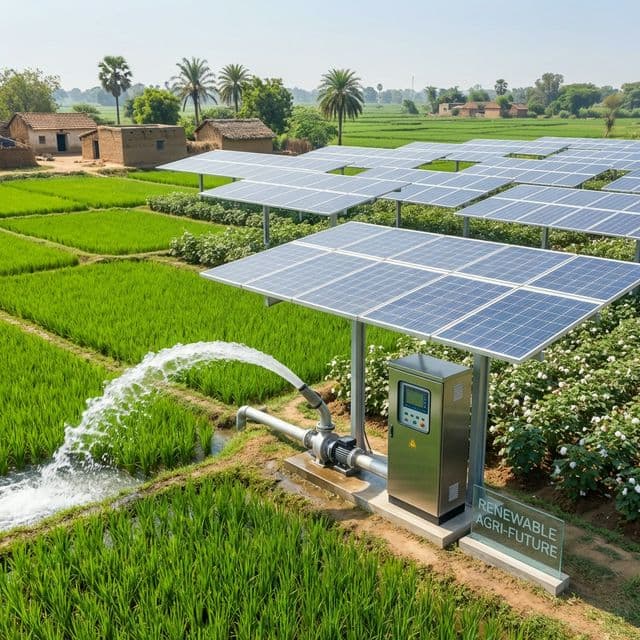 Solar Energy in Farming: Harvesting the Sun for a Greener India