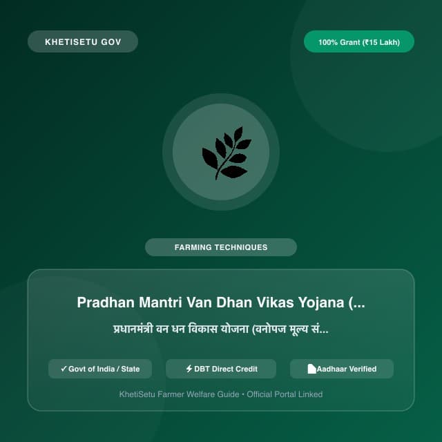 Pradhan Mantri Van Dhan Vikas Yojana (TRIFED)